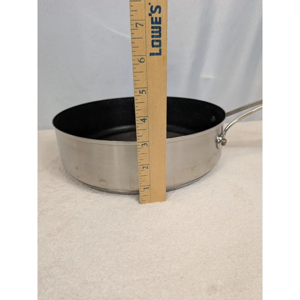 Circulon Stainless Steel 3 Qt Sauté‎ Pan Deep Skillet Induction Nonstick 2.8L
